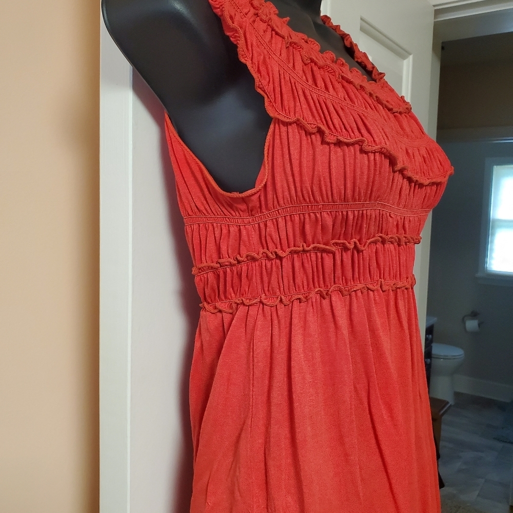 Max Studio Sleeveless Ruched Dress - Picture 8 of 13